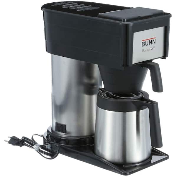 Bunn BTX 10- Cup Black Stainless Steel Drip Coffee Maker and Home Coffee Brewer