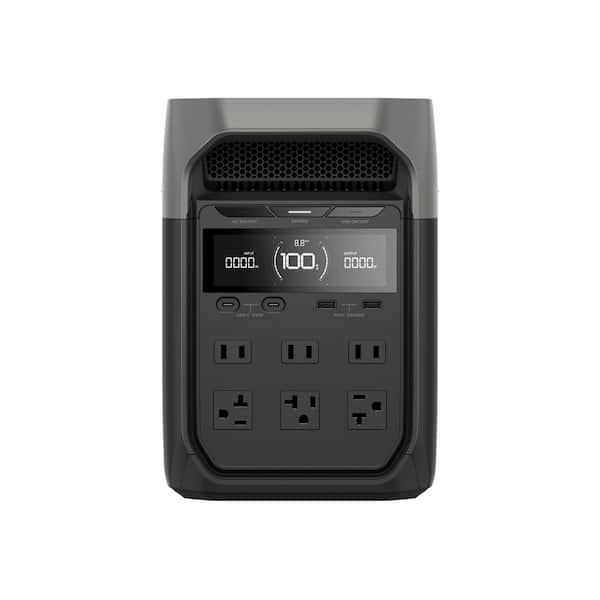 EcoFlow 1800-Watt DELTA 3 Portable LFP Power Station, 1024Wh