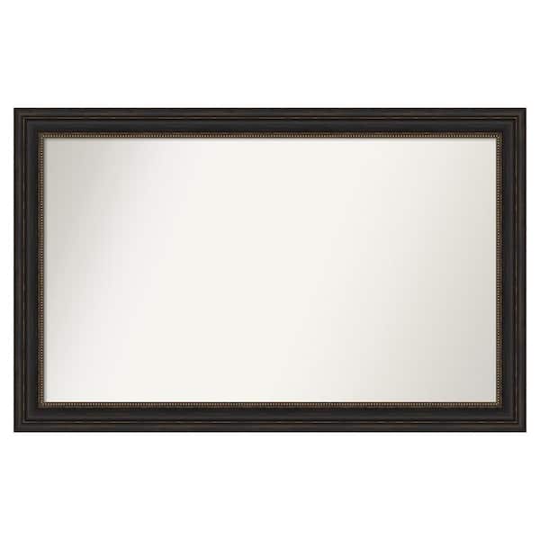 Amanti Art Accent Bronze 49 in. x 31 in. Custom Non-Beveled Polystyrene Antique Framed Bathroom Vanity Wall Mirror