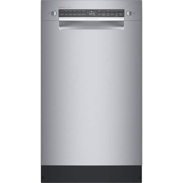 Bosch 800 Series 18 in. ADA Compact Front Control Dishwasher in Stainless Steel with Stainless Steel Tub and 3rd Rack, 42dBA