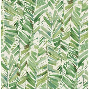 Chillin Out Aloe Coastal Vinyl Peel and Stick Wallpaper Roll (Covers 30.75 sq. ft.)