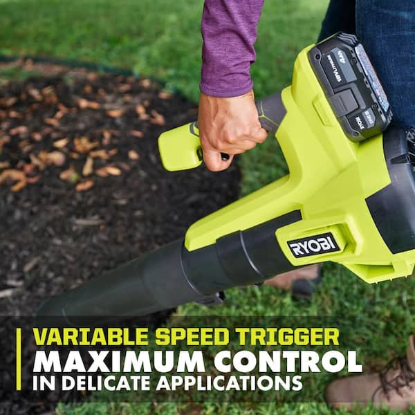 RYOBI ONE+ HP 18V Brushless Cordless 220 CFM 140 MPH Compact Blower  (Tool-Only) PSBLB01B - The Home Depot