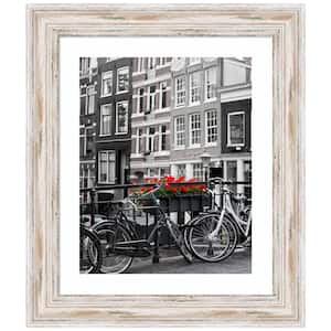 Alexandria White Wash Wood Picture Frame Opening Size 20 x 24 in. (Matted To 16 x 20 in.)