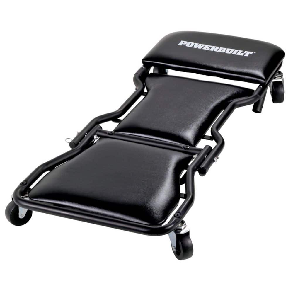 42 in. 300 lb. Capacity Black Triplex Folding Creeper With Padded Headrest price history on PriceWatchPro