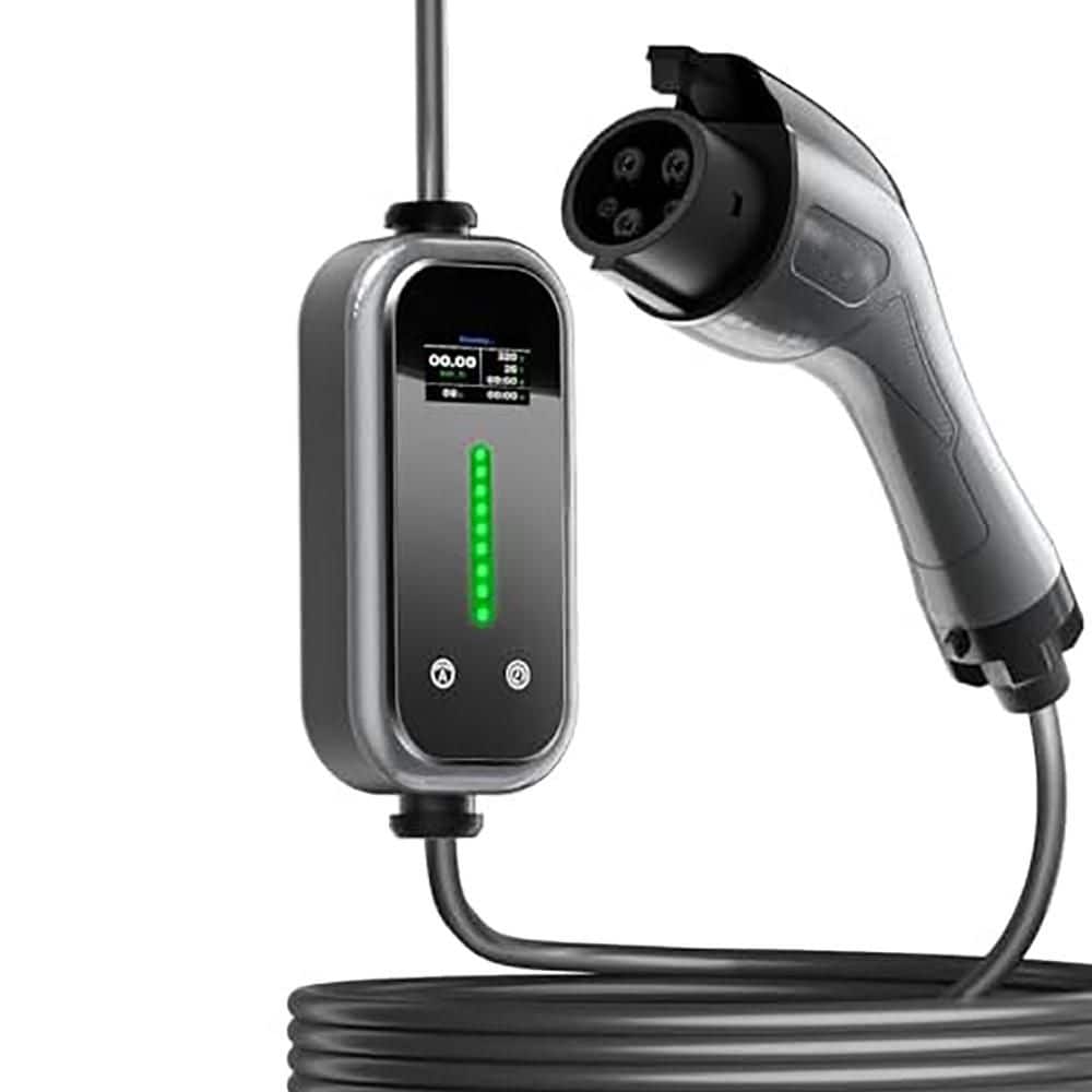 23ft 240-Volt Level 1 2 EV Charger Portable AI Smart Fast Charging Cable with Holder NEMA 6-20P Plug J1772 price history on PriceWatchPro