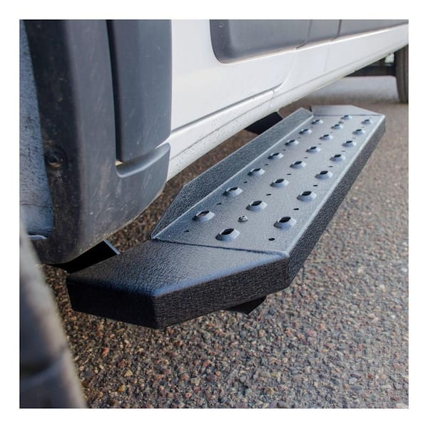 Aries RidgeStep 6-1/2" x 96", 36" Black Steel Running Boards (No Brackets)