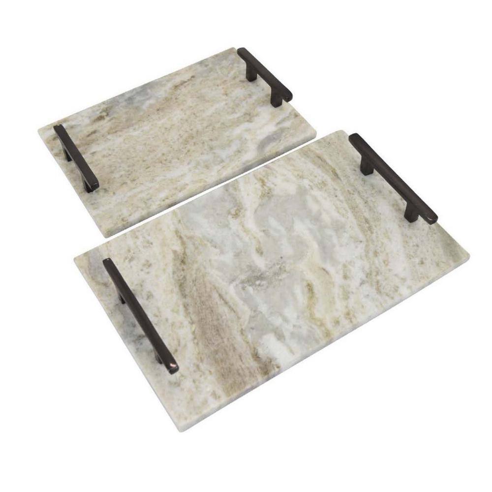 Multi-color Decorative Tray (Set of 2) product image for price tracking