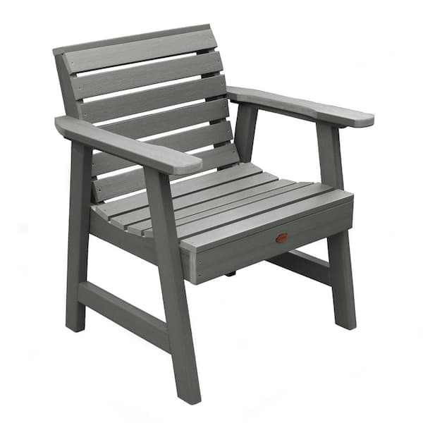 Highwood Weatherly Coastal Teak, Plastic Outdoor Chairs Home Depot