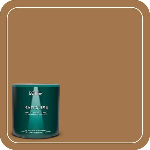 BEHR MARQUEE 1 qt. #S290-7 Wave of Grain Semi-Gloss Enamel Interior Paint & Primer