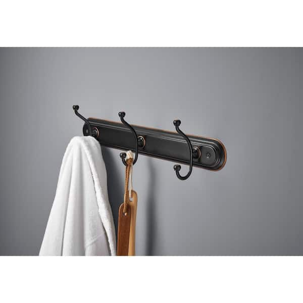 Porter Triple Towel Hook in Oil Rubbed Bronze