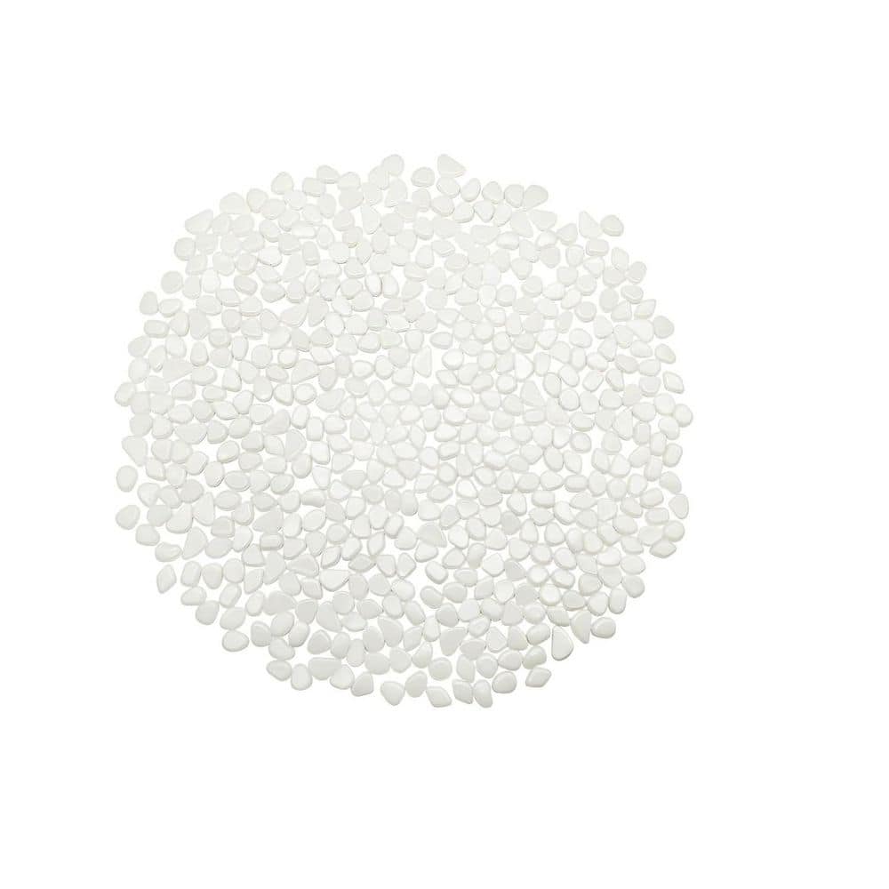 Resin Rooks Glow in The Dark Rocks Outdoor, 500 Pieces White Solar Resin Rocks ...