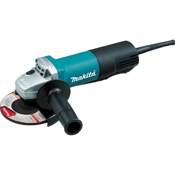 Makita 7.5 Amp Corded 5 in. Paddle Switch Angle Grinder with AC/DC Switch, 10,000 RPM