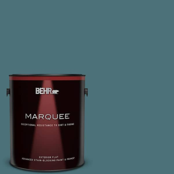 BEHR MARQUEE 1 gal. #S450-6 Tornado Season Flat Exterior Paint & Primer