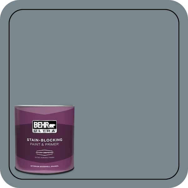 BEHR ULTRA 1 qt. #N470-5 Norwegian Blue Extra Durable Eggshell Enamel Interior Paint & Primer