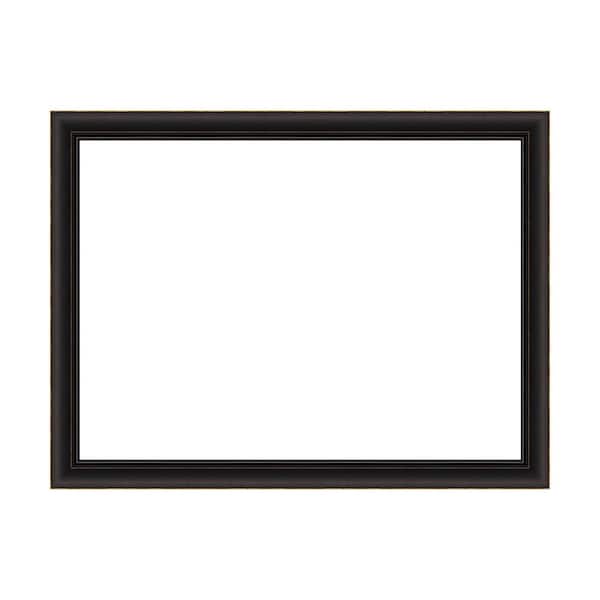 Amanti Art Mirror Makeover Trio Oil Rubbed Bronze 41.25 in. W x 31.25 in. H Bathroom Mirror Frame Border Kit-Fits a 40 x 30 Mirror