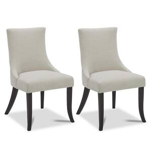 Thea Linen Fabric Dining Chair (Set of 2)
