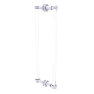 Clearview 18 in. Back to Back Shower Door Pull in Matte White