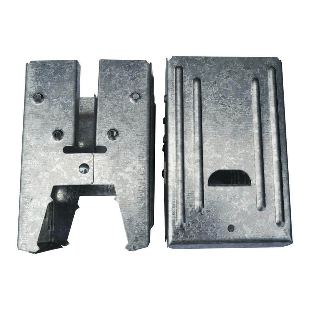 Anvil 5.5 in. Steel Galvanized Sawhorse Brackets 2 Pack SH107 The Home Depot
