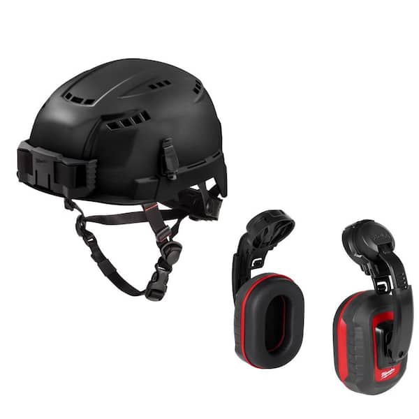 Milwaukee BOLT Black Type 2 Class C Vented Safety Helmet W Milwaukee BOLT Black Type 2 Class C Vented Safety Helmet W