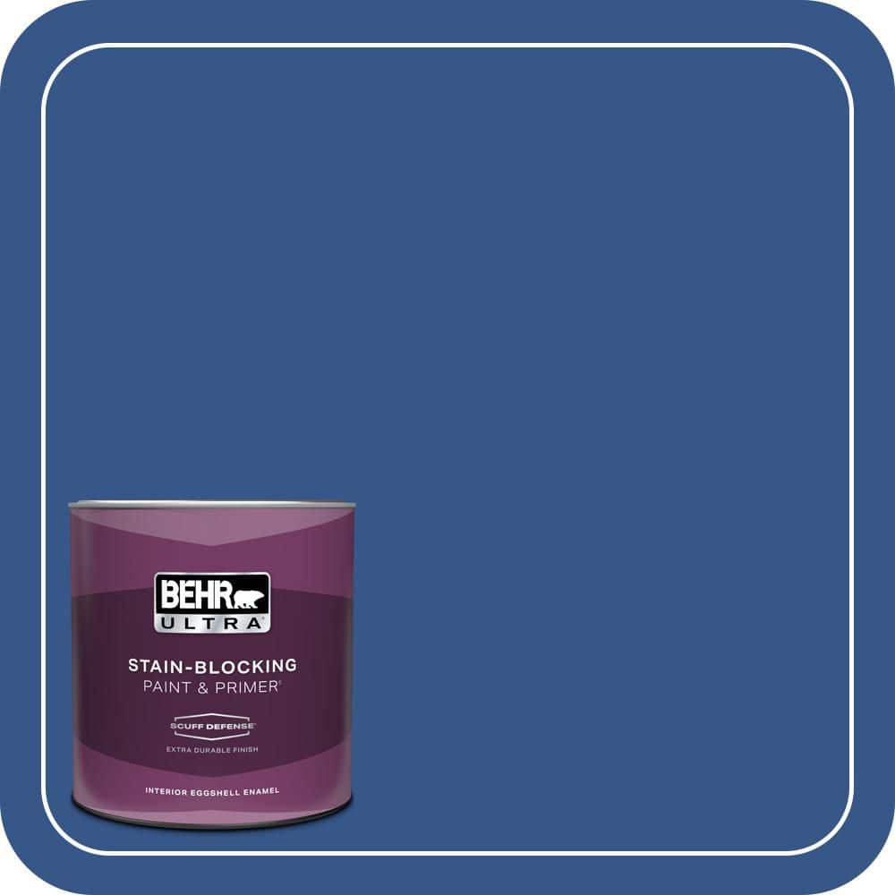 1 qt. #S-G-590 Southern Blue Extra Durable Eggshell Enamel Interior Paint & Primer price history on PriceWatchPro