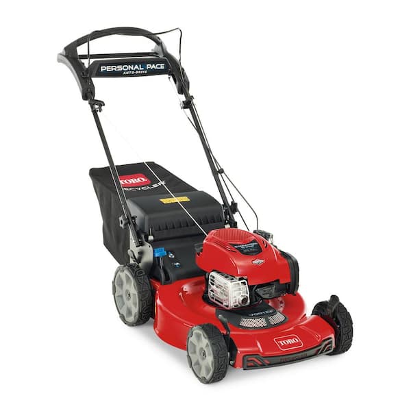 Toro Recycler 22 in. Briggs And Stratton Personal Pace Rear Wheel Drive Walk  Behind Gas Self Propelled Lawn Mower with Bagger 21462 - The Home Depot