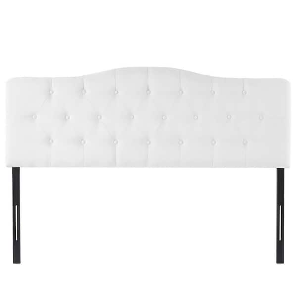 HOMESTOCK Headboards for Queen Size Bed, Upholstered Button Tufted Bed