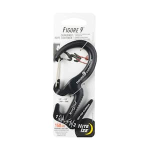 Figure 9 Carabiner 150 lbs. Black Rope Tightener