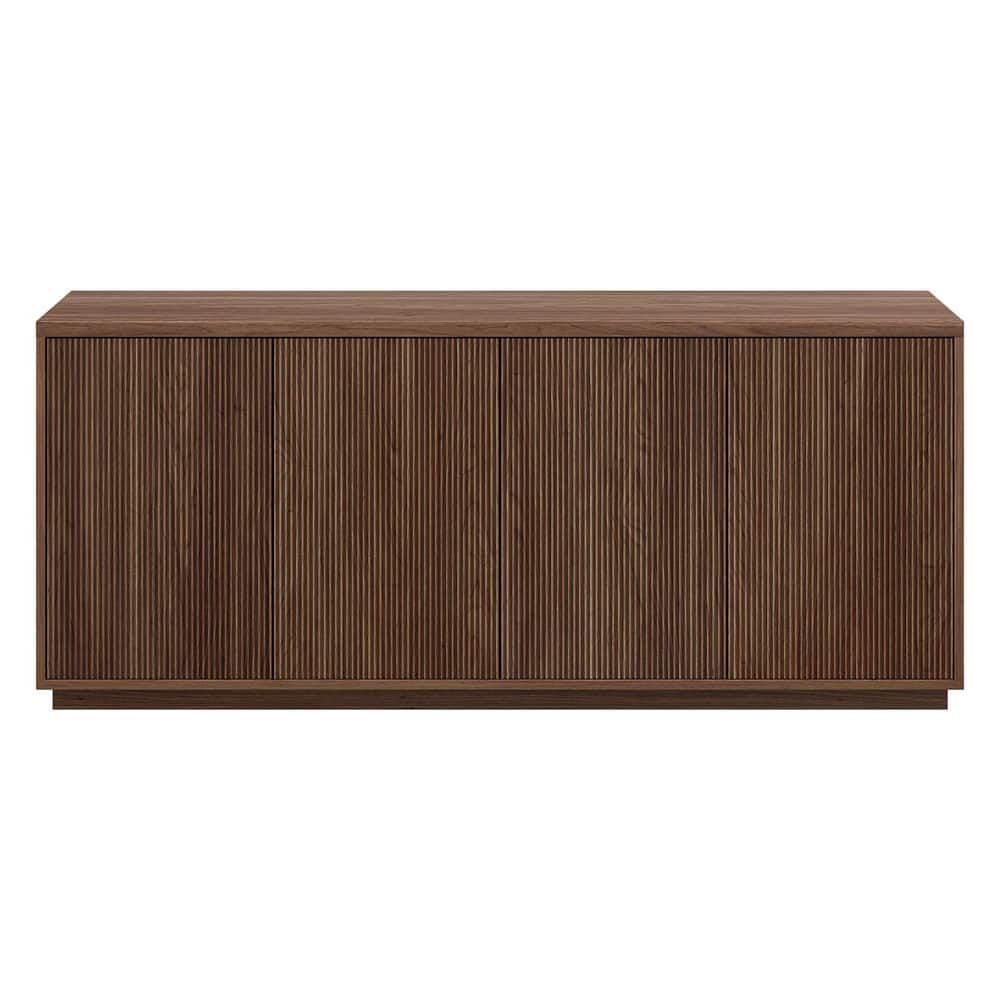 Meyer&Cross Alston Satin Walnut MDF 68 in. Buffet Table
