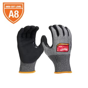 Medium High Dexterity Cut 8 Resistant Polyurethane Dipped Work Gloves