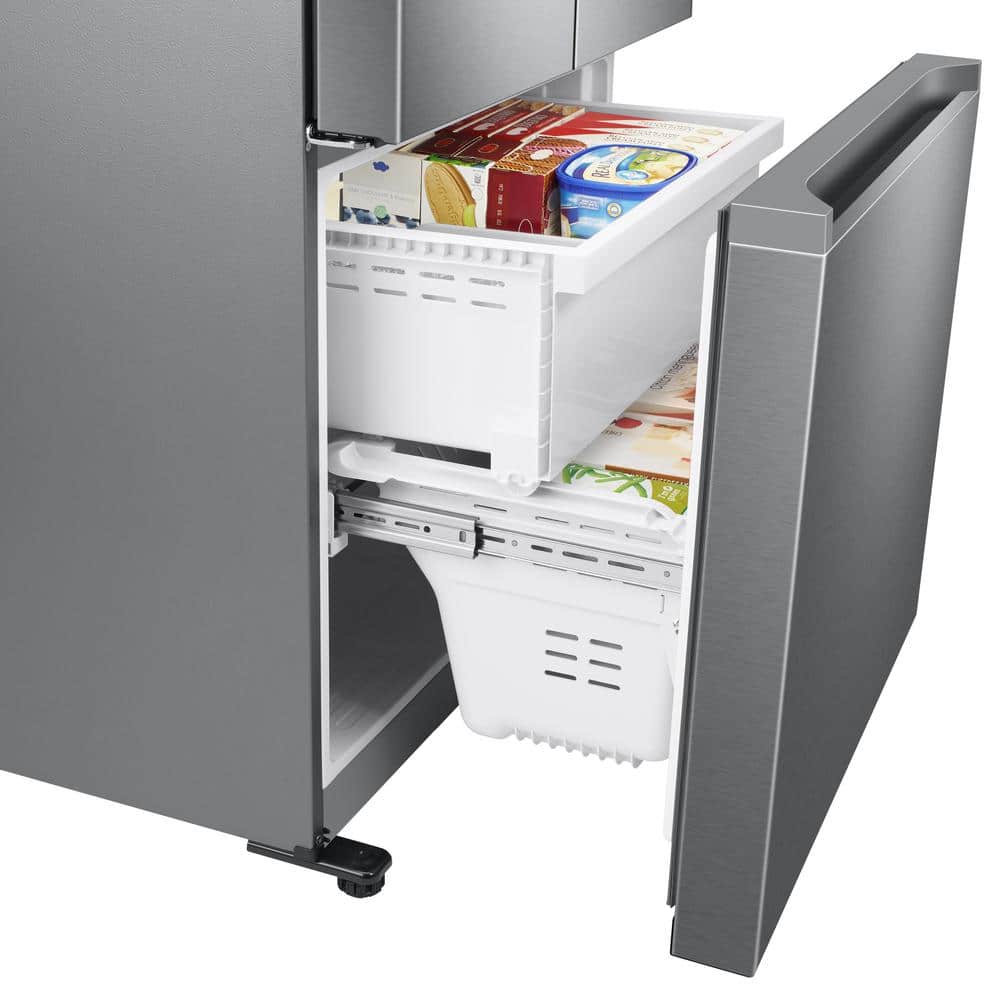 Stainless Steel Smart French Door Refrigerator with Ice Maker