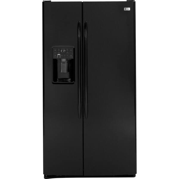 GE 29.1 cu. ft. Side by Side Refrigerator in Black