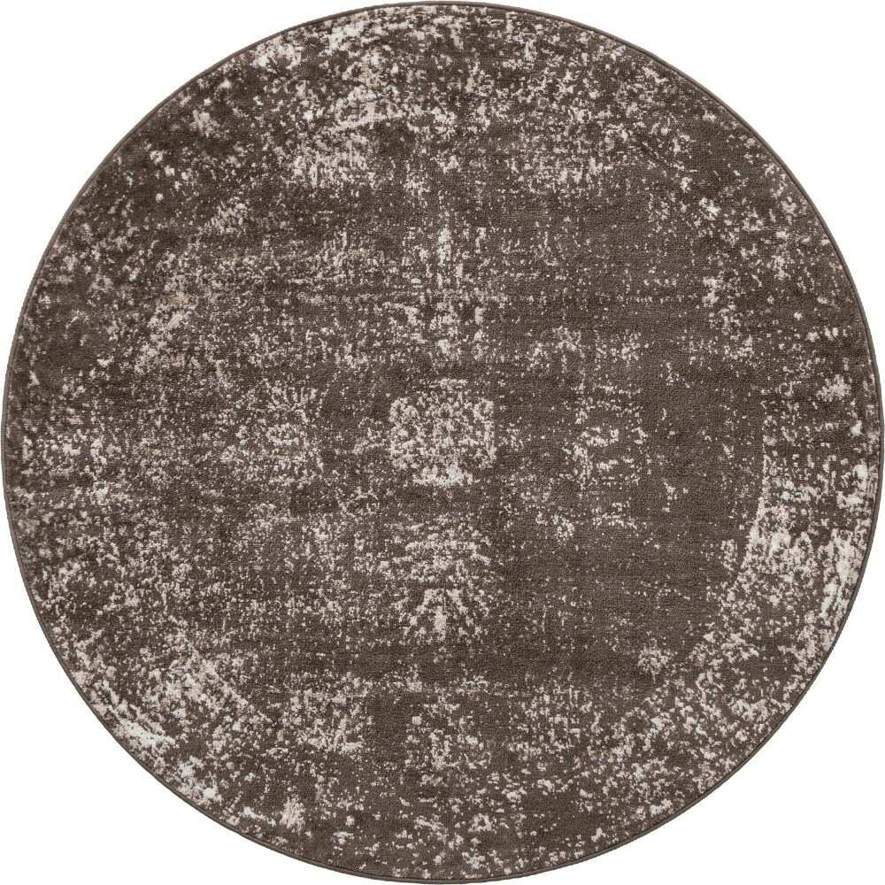 Sofia Casino Brown 5 ft. x 5 ft. Area Rug price history on PriceWatchPro