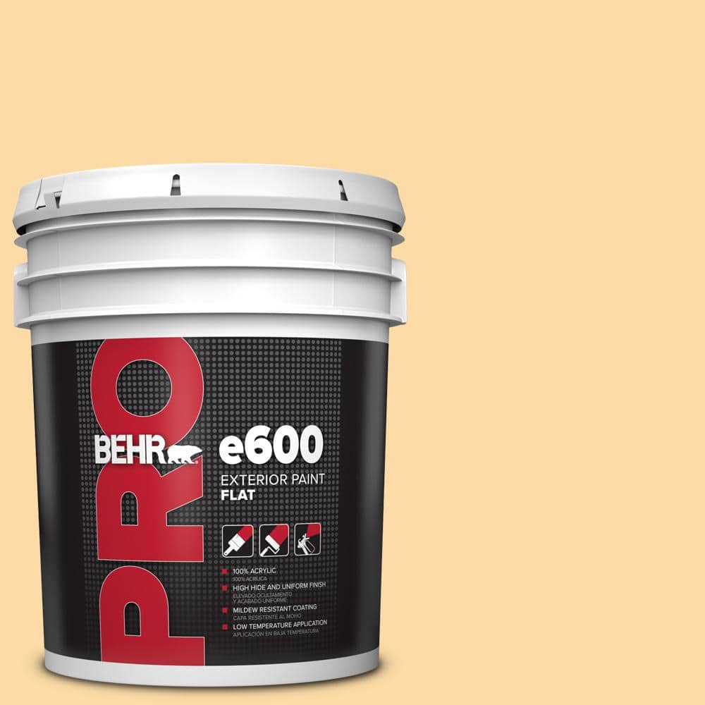 5 gal. #M290-3 Corn Stalk Flat Exterior Paint product image for price tracking