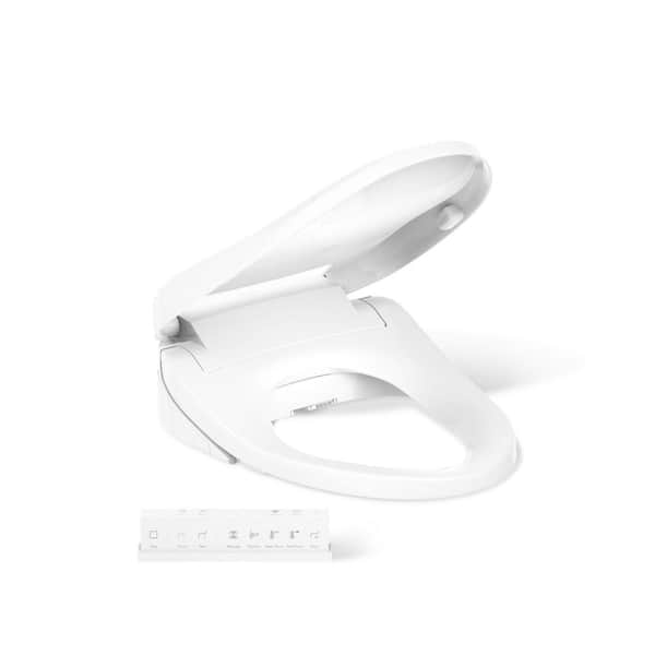 Purewash E820 Electric Bidet Seat for Elongated Toilets in White