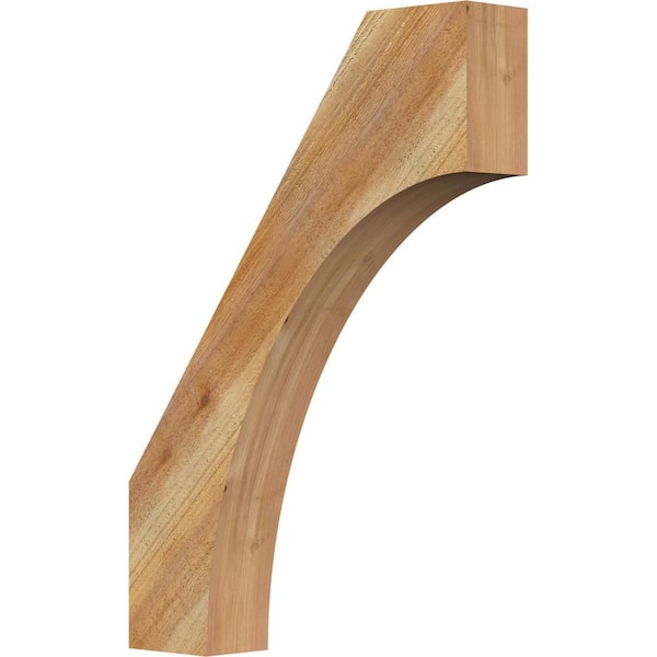 Ekena Millwork 4"W x 20"D x 28"H Westlake Rough Sawn Knee Brace, Western Red Cedar