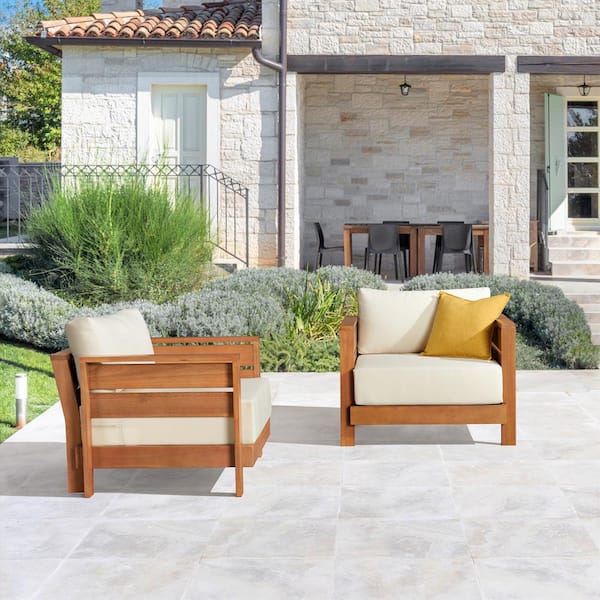 Alaterre Furniture Barton Weather-Resistant Set of 2 Outdoor Patio