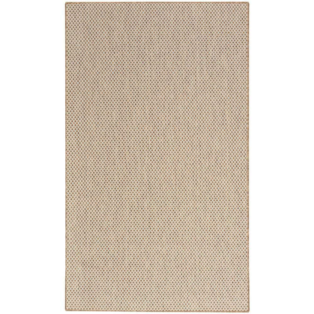 Courtyard Jute Ivory 2 ft. x 3 ft. All-Over Design Contemporary Area Rug price history on PriceWatchPro