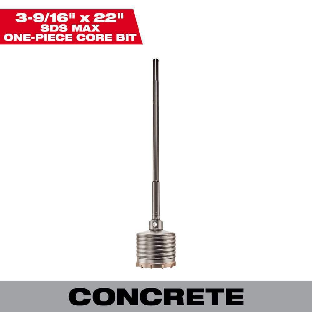 Milwaukee 3-9/16 in. x 22 in. SDS-MAX Core Bit 48-20-5430 - The