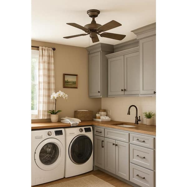 Hinkley Cabana 36" 3-Speed Indoor/Outdoor Ceiling Fan, Metallic Matte Bronze