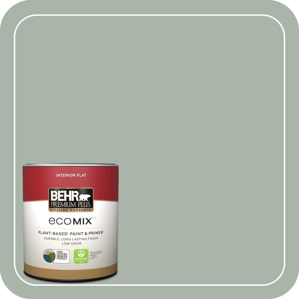 1 qt. #BXC-38 Alpine Air Flat EcoMix Plant-Based Interior Paint & Primer price history on PriceWatchPro