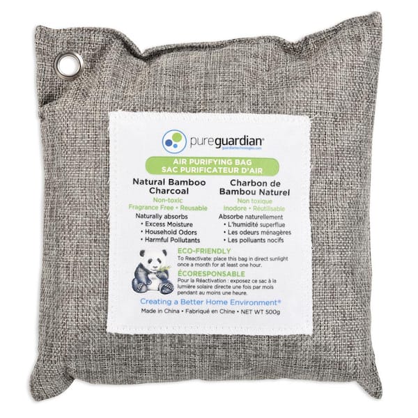 Pure Guardian Air Purifying Bamboo Charcoal Bag, 16 oz CB500 - The Home  Depot