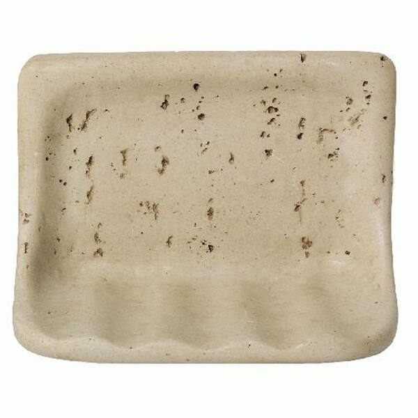 Brown Ceramic Soap Dish Tray Holder Mexican Desert Sand Classic Color 148 K174