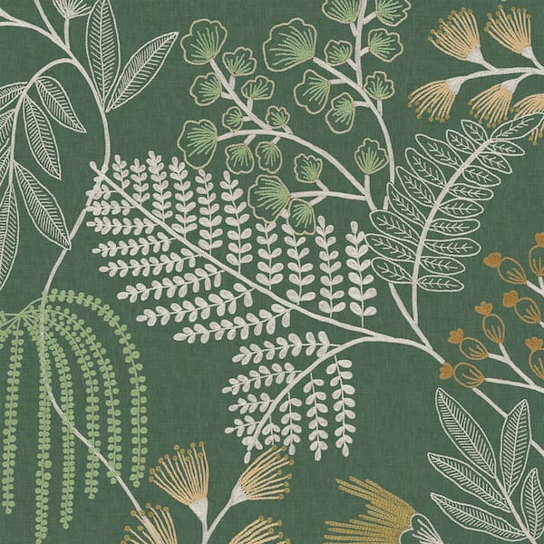 Richmond Forest Green Wallpaper