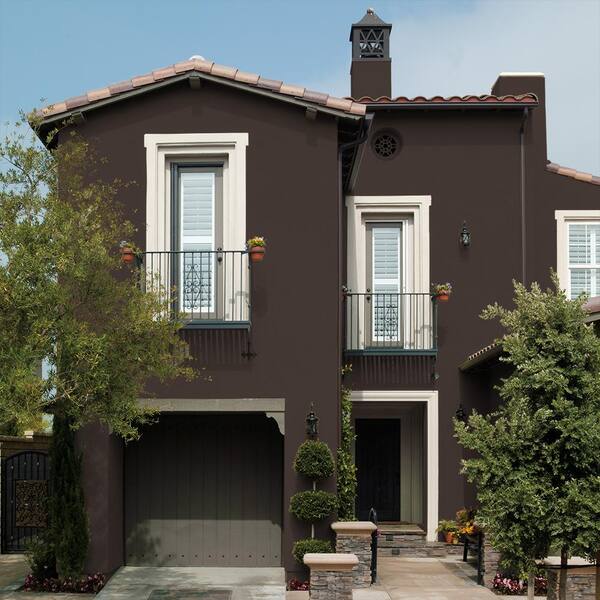 BEHR - 1 gal. #MS-90 Deep Chocolate Satin Interior/Exterior Masonry, Stucco and Brick Paint