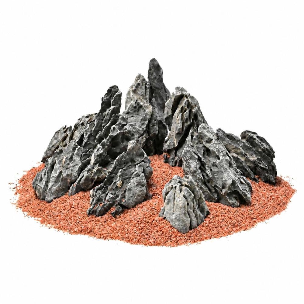 1 lb Gray Seiryu Stone Natural Decorative Landscape Rocks 2 to 3 in for Terrariums and Aquascaping price history on PriceWatchPro