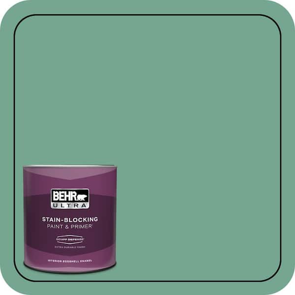 BEHR ULTRA 1 qt. #M420-5 Free Green Extra Durable Eggshell Enamel Interior Paint & Primer