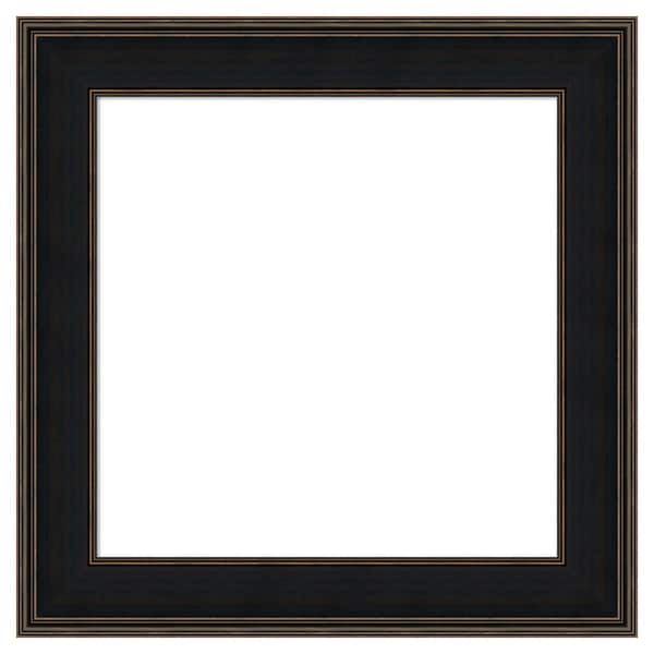 Amanti Art Mezzanine Espresso 32 in. x 32 in. Wood Framed Dry Erase Magnetic Memo Board