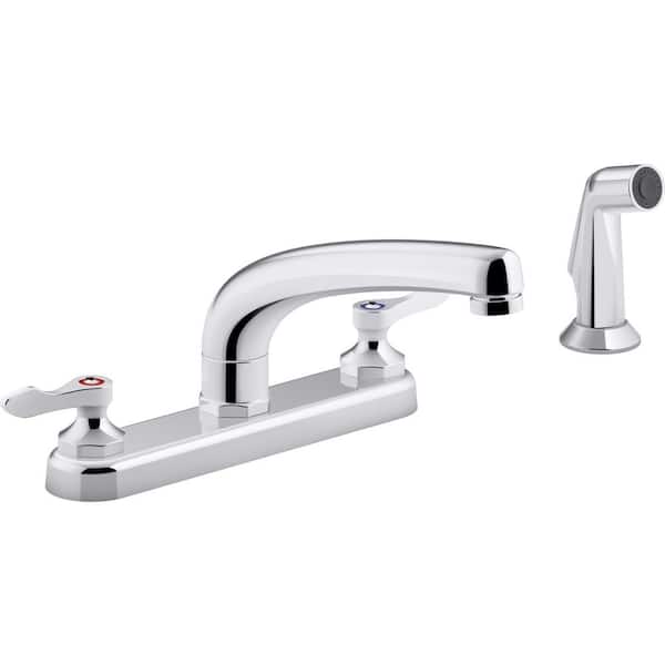 KOHLER Triton Bowe 1.8 GPM 8 in. Widespread 2-Handle Bathroom Faucet with Aerated Flow in Polished Chrome