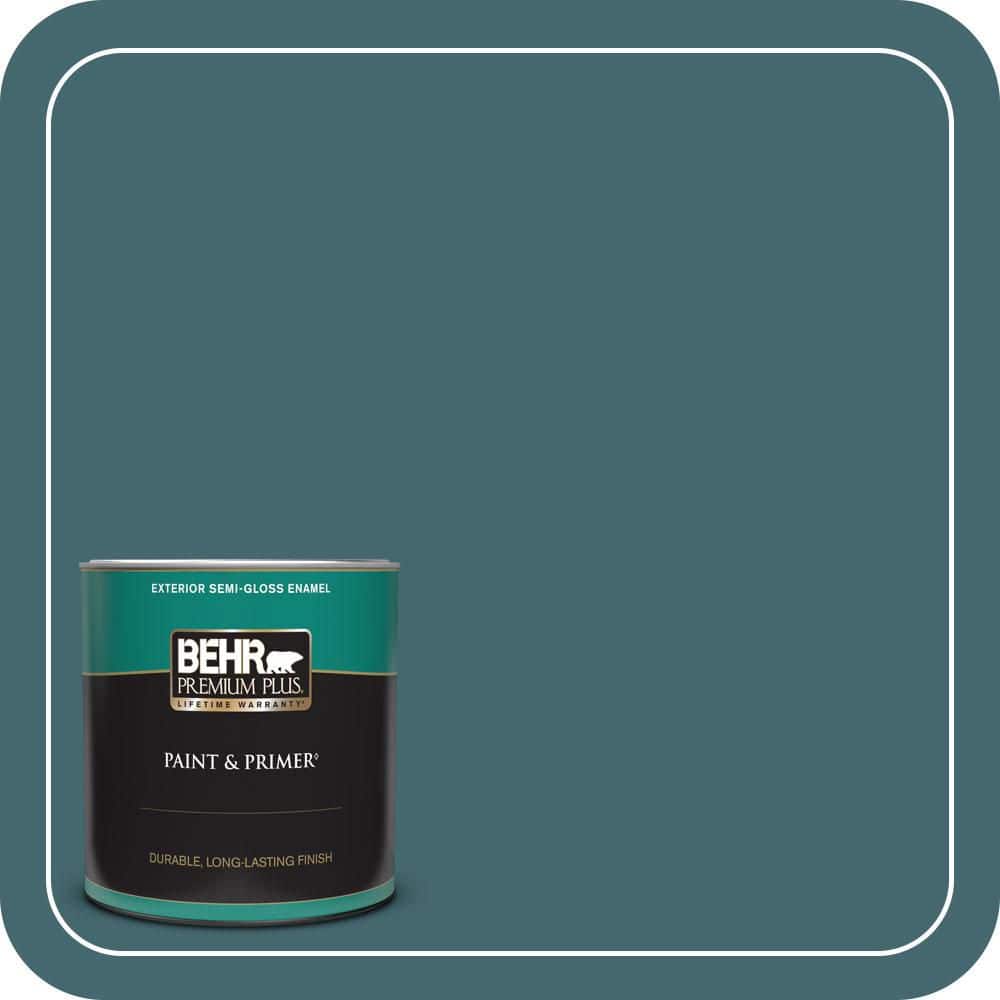 1 qt. Home Decorators Collection #HDC-AC-05L Jade Semi-Gloss Enamel Exterior Paint & Primer price history on PriceWatchPro