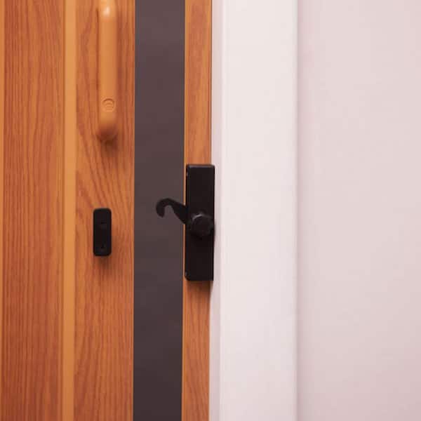 2 Pieces Bifold Door Lock Double Door Child Safety Locks Childproof Closet  Door Lock Stainless Steel Double Door Lock Metal Pantry Lock for Double